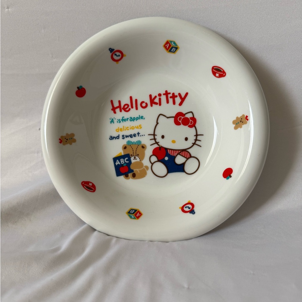 Vintage Sanrio Hello Kitty pasta bowl, Ceramic